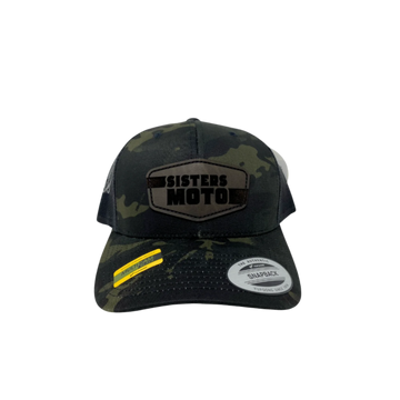 Sisters Moto Hat - Yupoong Multicam Trucker