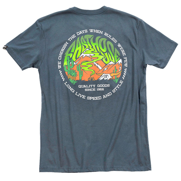 fasthouse Nomad Tee, Indigo - S