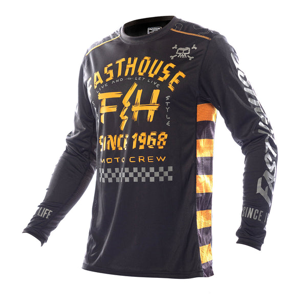 FastHouse Off-Road Jersey Black/Amber 3X