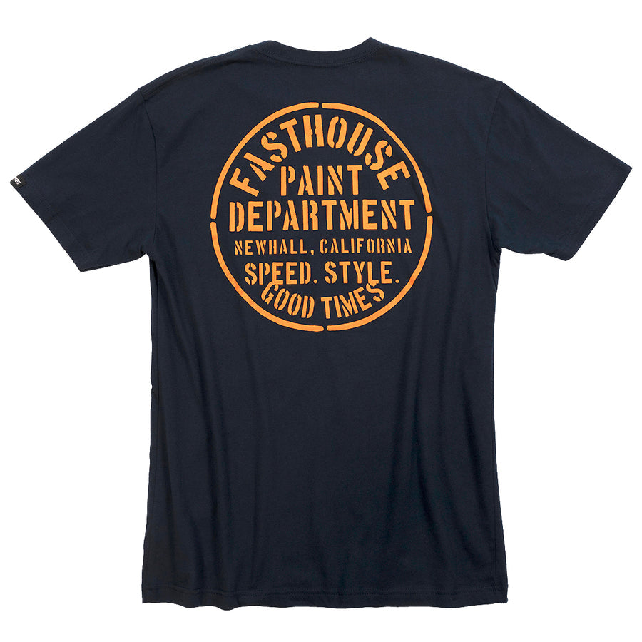 Fasthouse Paint Dept. Tee, Navy - L