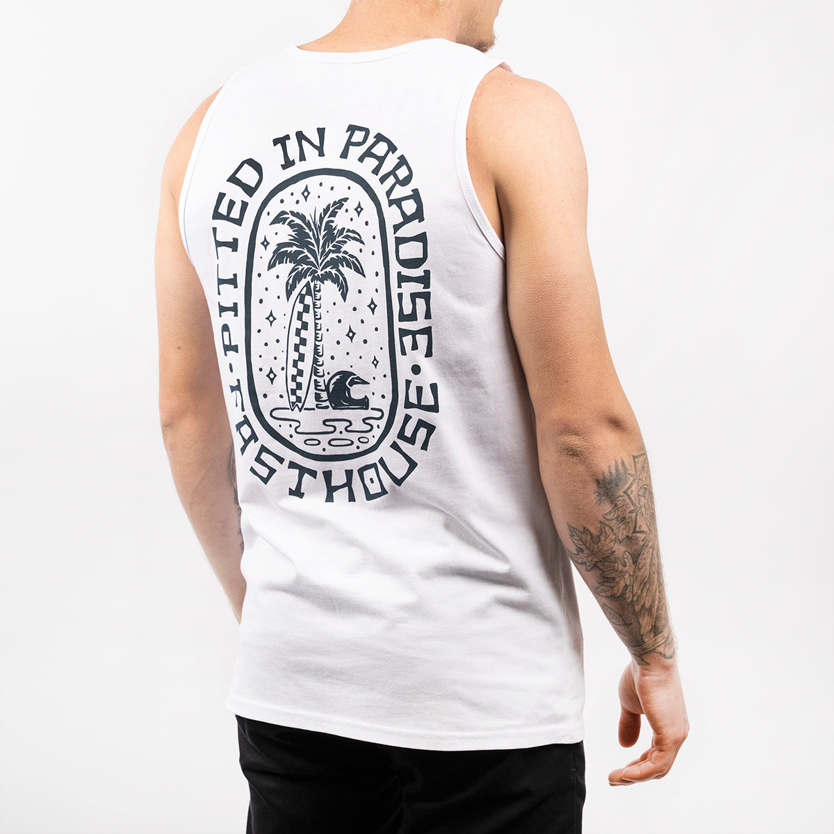 Palm Tank - White
