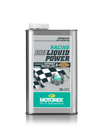 Motorex Racing Bio Liquid Power Air Filter Oil (1 Liter)