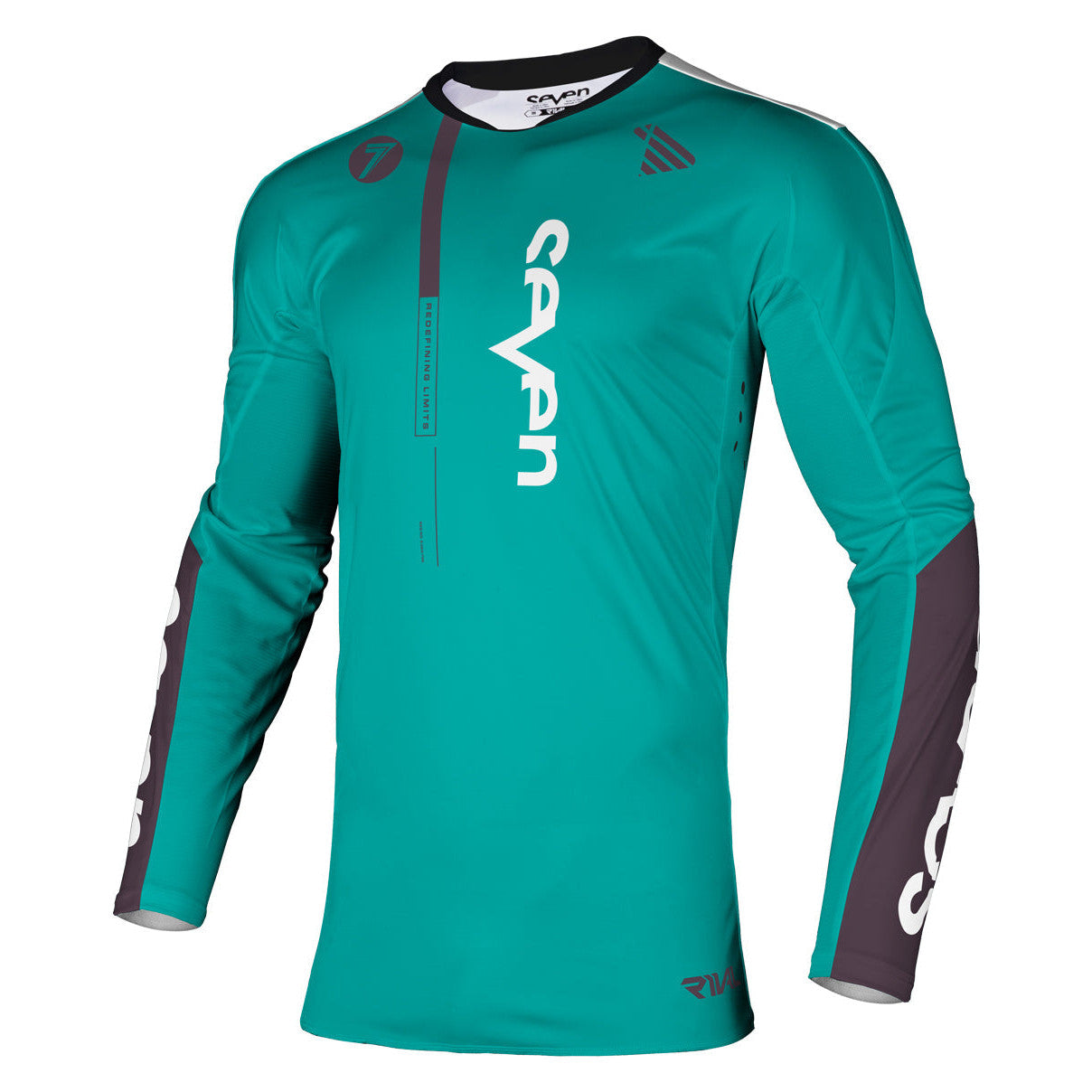 Seven Rival Rift Jersey Aqua - XLarge