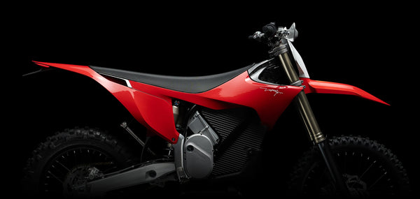 2026 Stark Varg EX in red, side view
