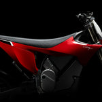 Stark Varg SM supermoto in red, side view