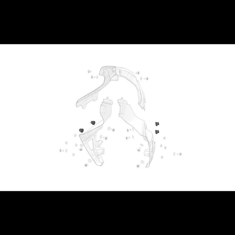 Rubber Rivet Front Carbon Subframe