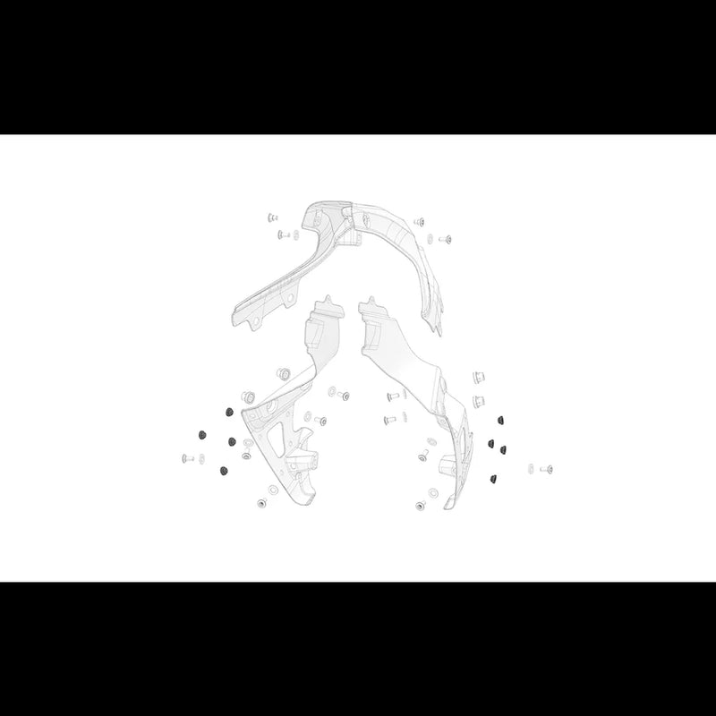 Rubber Bumper Between Carbon Fiber Subframe Side Spoiler