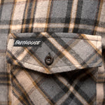 Fasthouse Saturday Night Special Flannel, Beige 3XL