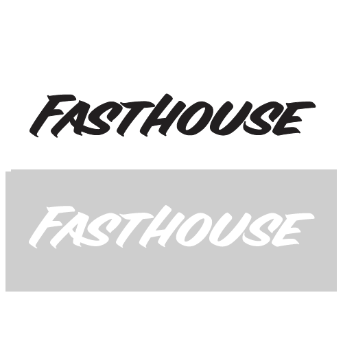 Fasthouse Vinyl Decal White 30 inch