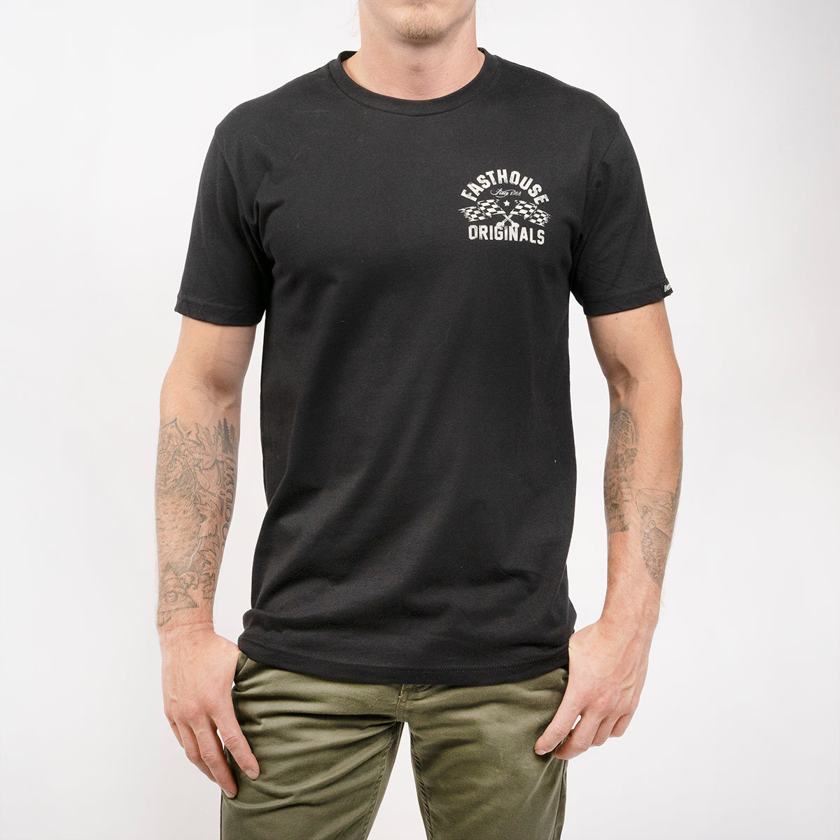 Fasthouse Signal Tee Black - Medium