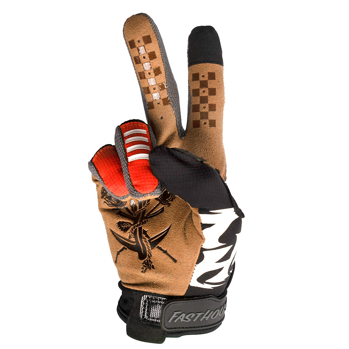 Fasthouse Bereman Glove Black/Infrared - M