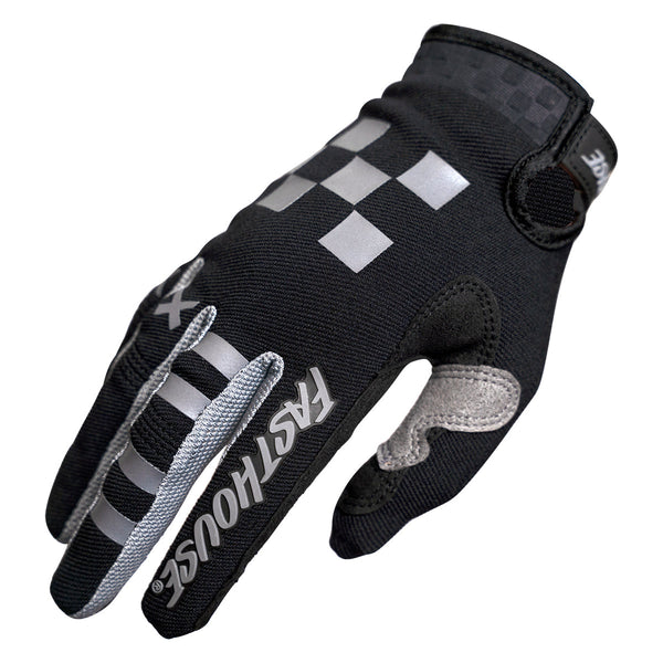 Fasthouse Speed Style Rufio Glove Black/Gray - Small