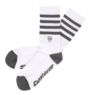 Fasthouse Striped Crew Socks Black/White - OS