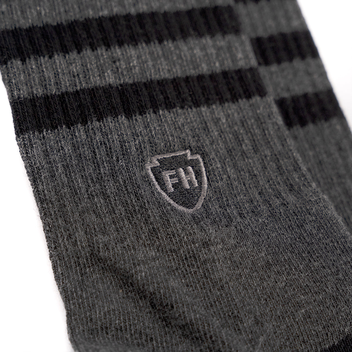 Fasthouse Striped Crew Socks Black/White - OS