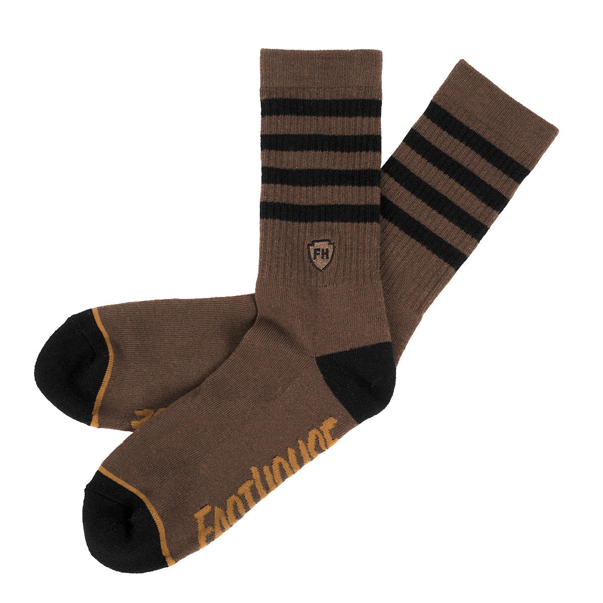 Fasthouse Stripped Crew 3-Pack Socks Natural -OS