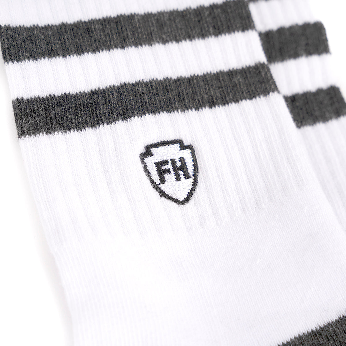 Fasthouse Striped Crew Socks Black/White - OS