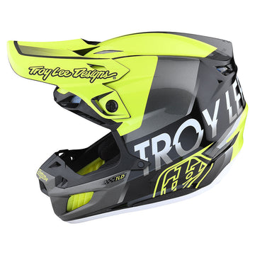 Troy Lee Designs SE5 Composite Helmet Qualifier Glo Yellow/Black - Medium