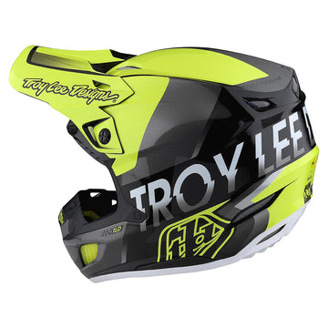 Troy Lee Designs SE5 Composite Helmet Qualifier Glo Yellow/Black - Medium