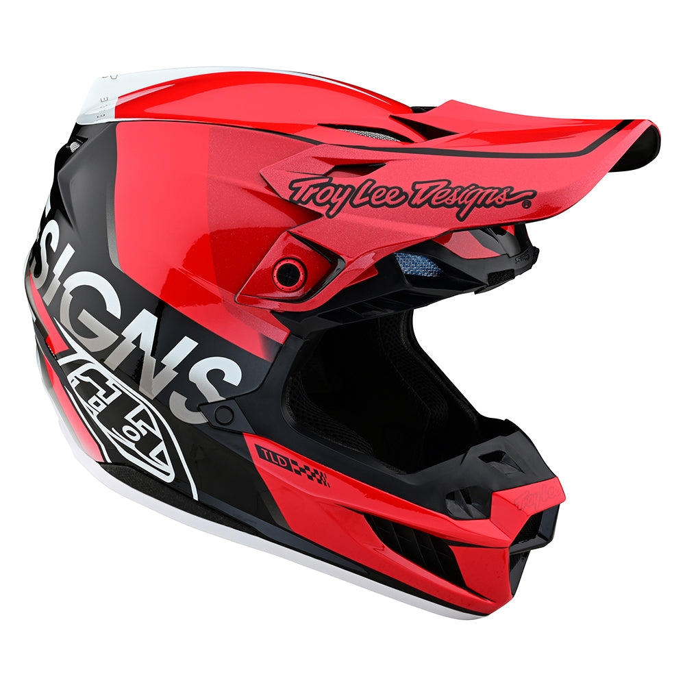 Troy Lee Designs SE5 Composite Helmet Qualifier Red/Black - Medium