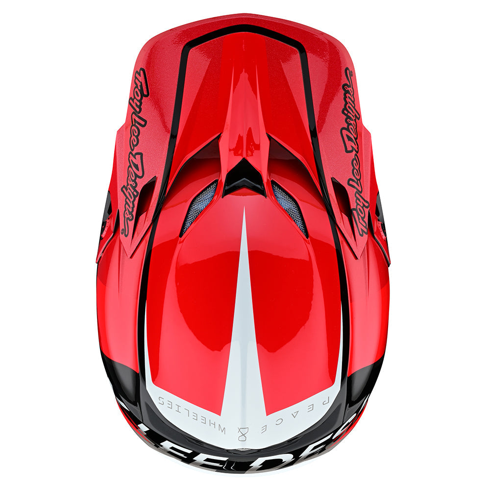 Troy Lee Designs SE5 Composite Helmet Qualifier Red/Black - Medium