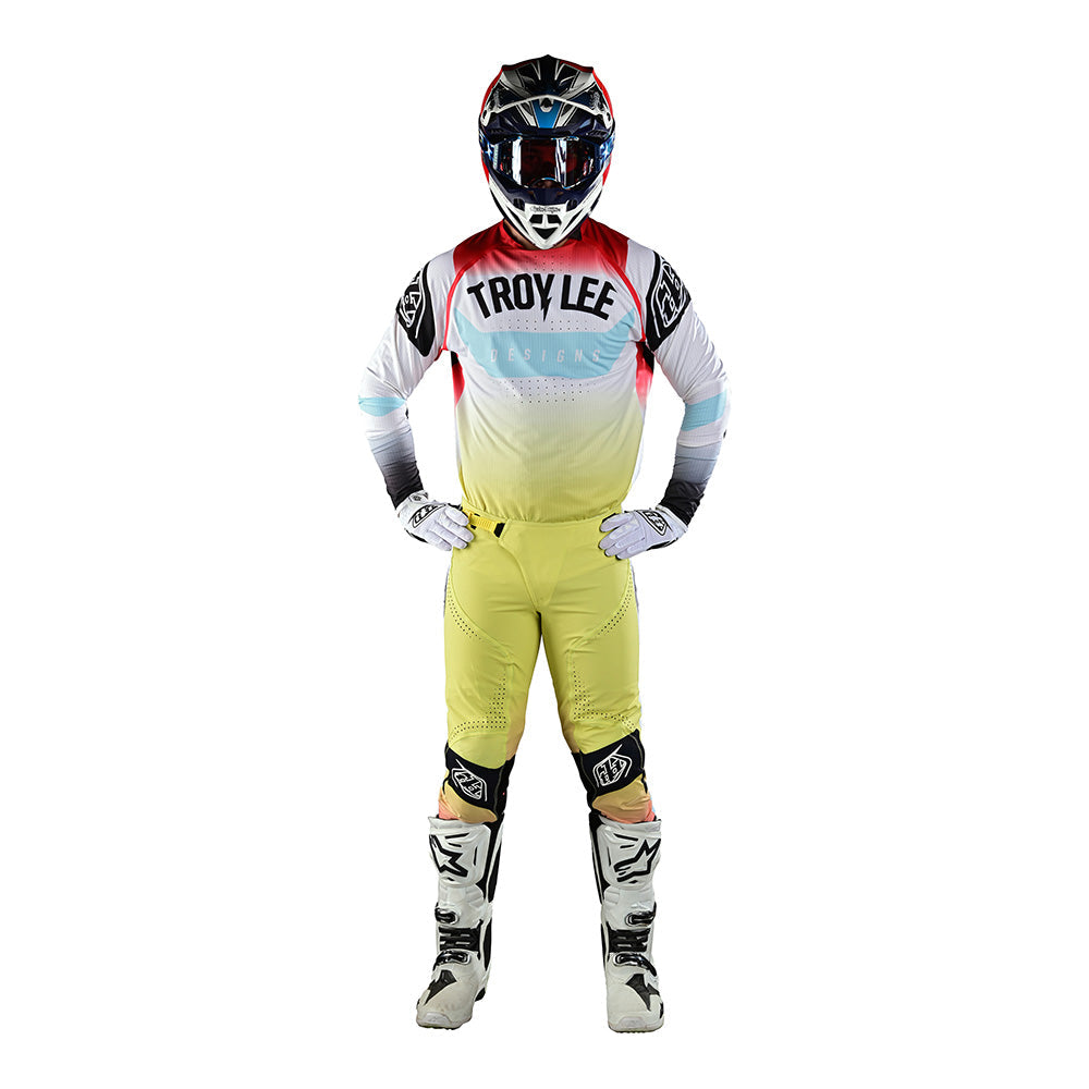 TroyLee Designs SE Ultra Pant Acid Yellow/Red Size 36