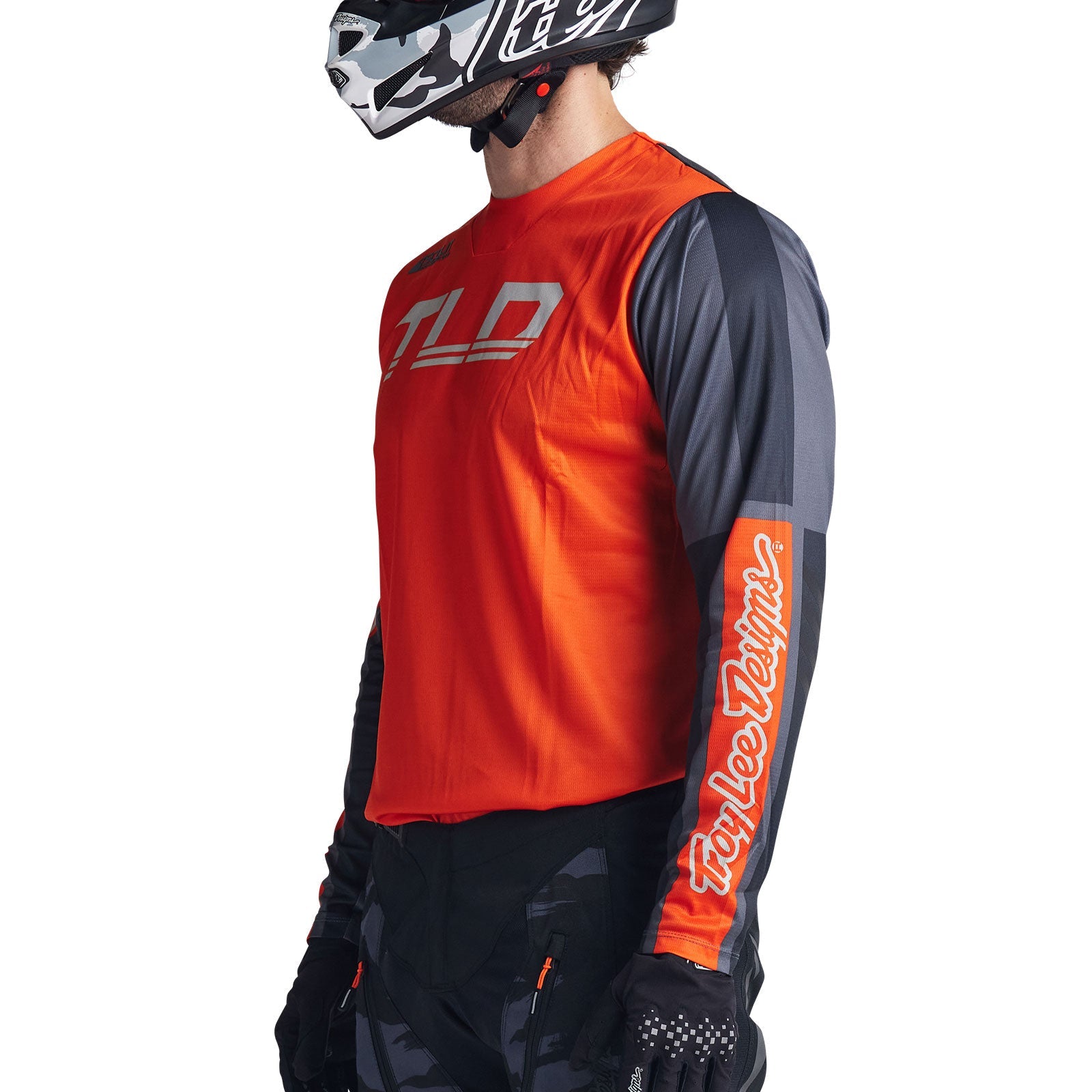 Troy Lee Designs Scout GP Jersey Recon Neon Orange/Gray - X Small