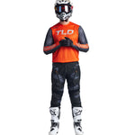 Troy Lee Designs Scout GP Jersey Recon Neon Orange/Gray - X Small
