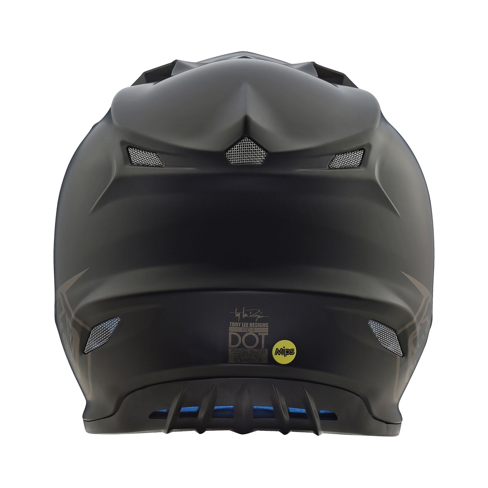 Troy Lee Designs SE4 Polyacrylite Mono Black - Medium