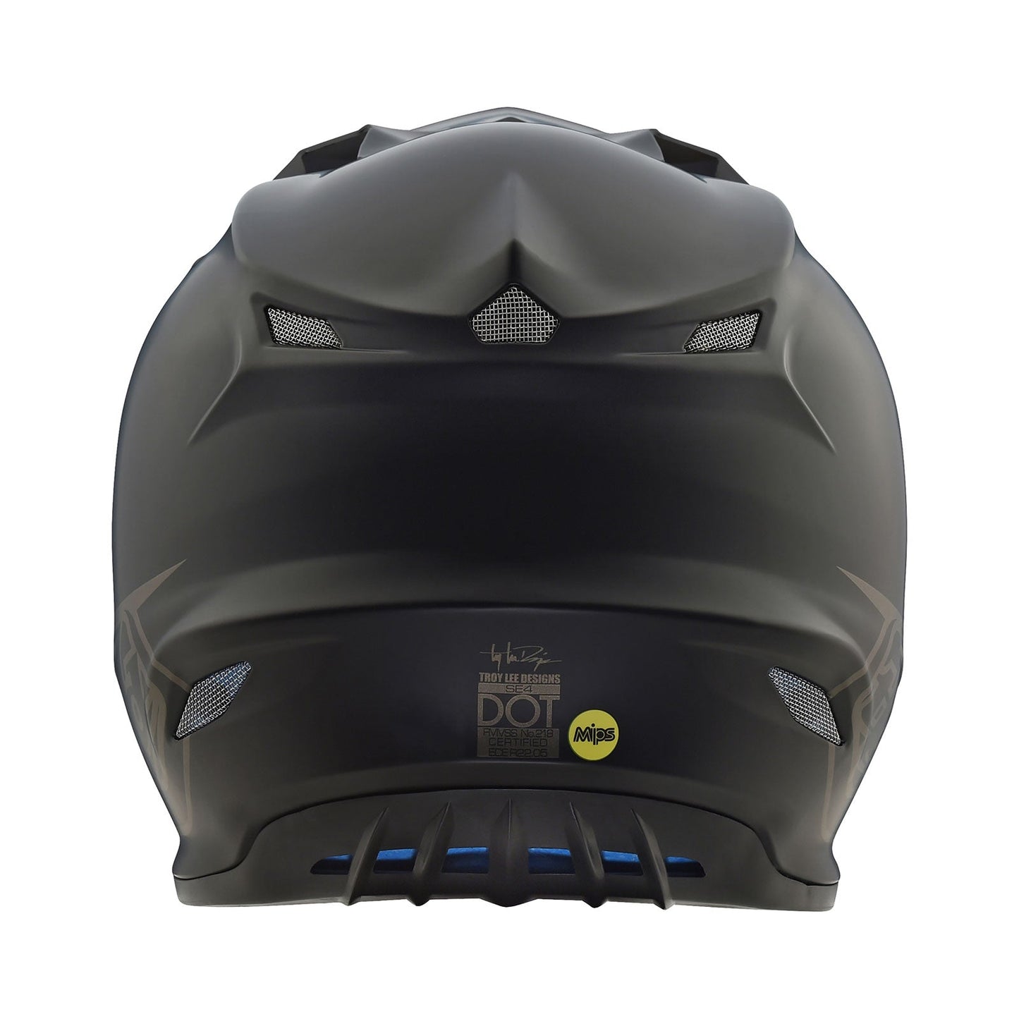 Troy Lee Designs SE4 Polyacrylite Mono Black - Small