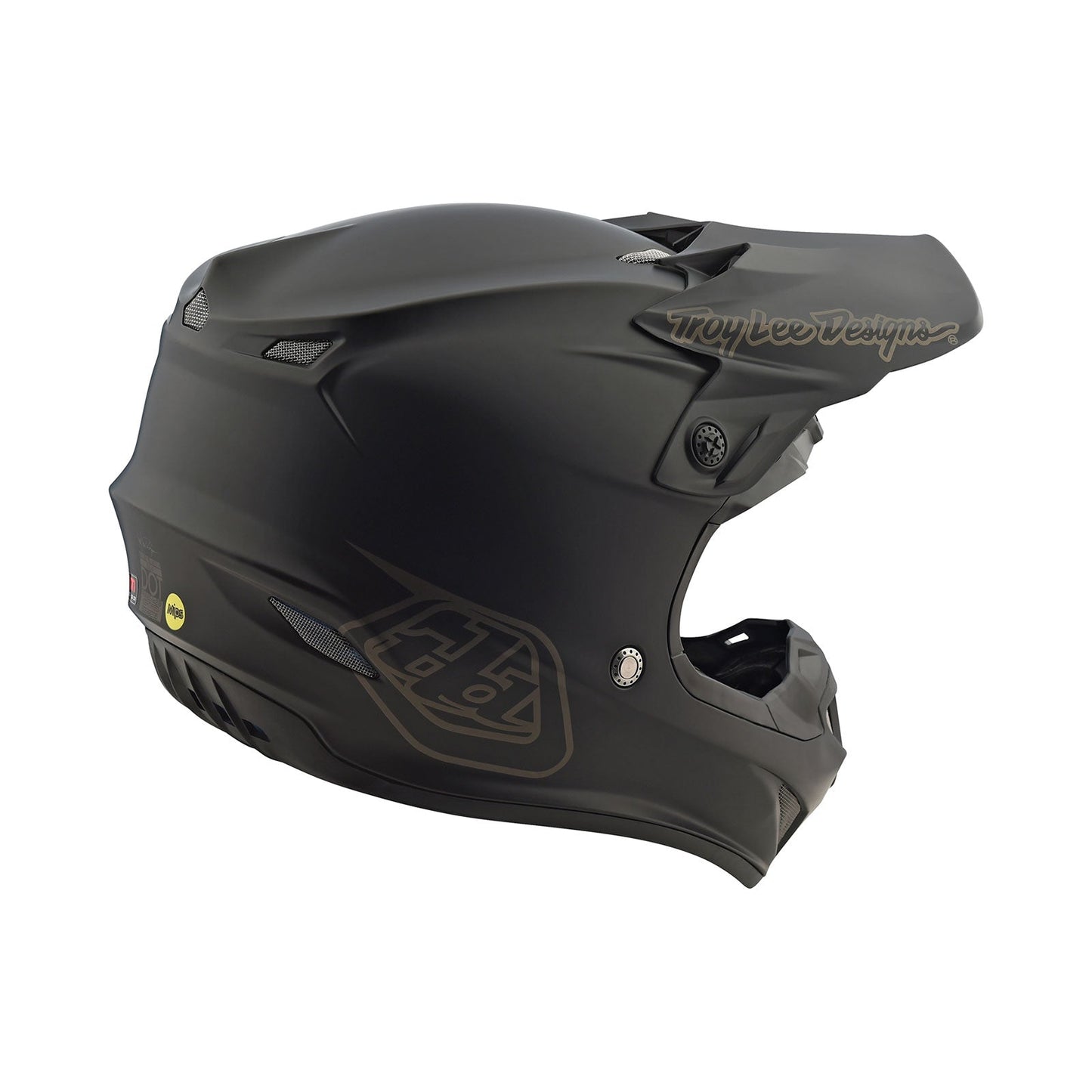 Troy Lee Designs SE4 Polyacrylite Mono Black - Medium