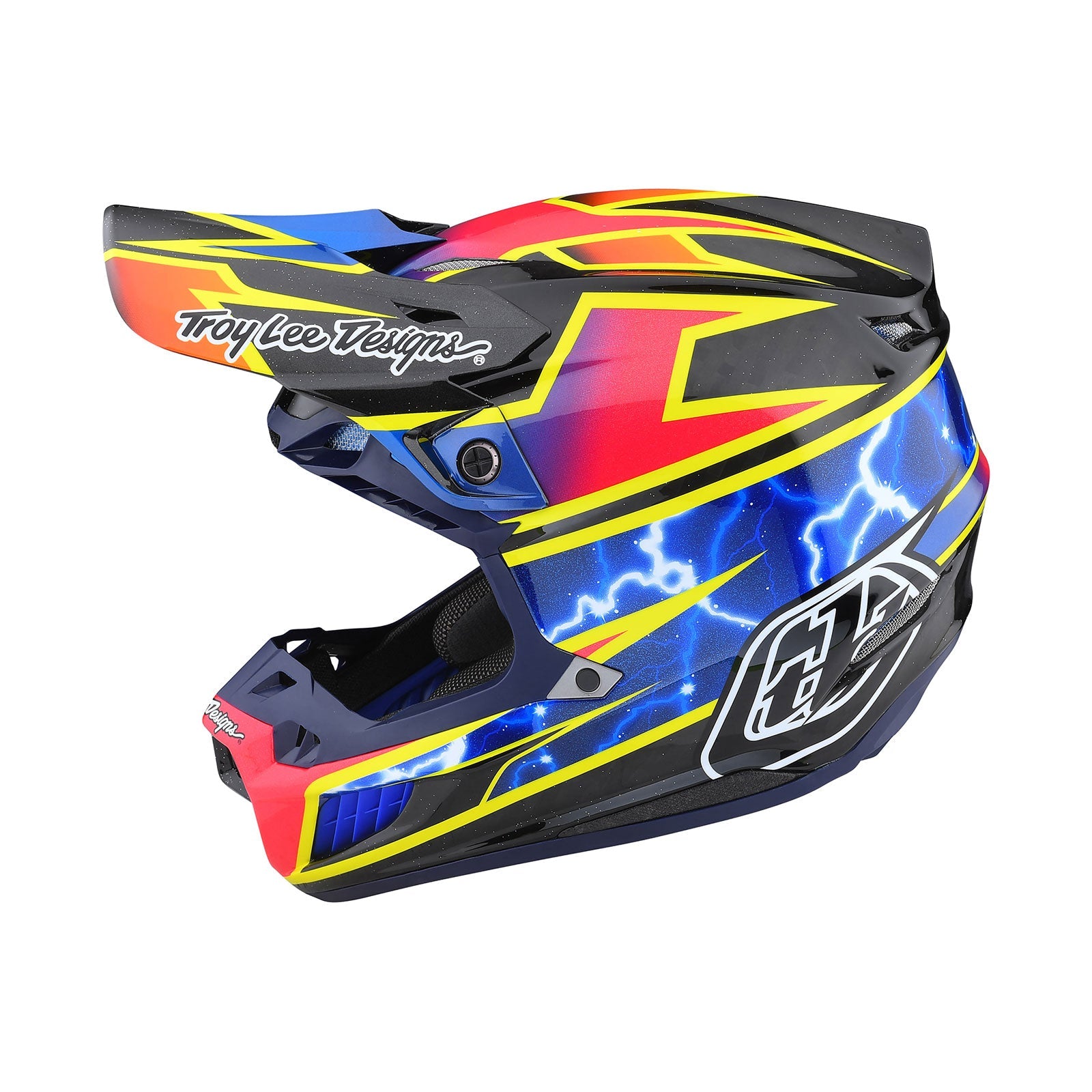 Troy Lee Designs SE5 Carbon Helmet Lightning LG