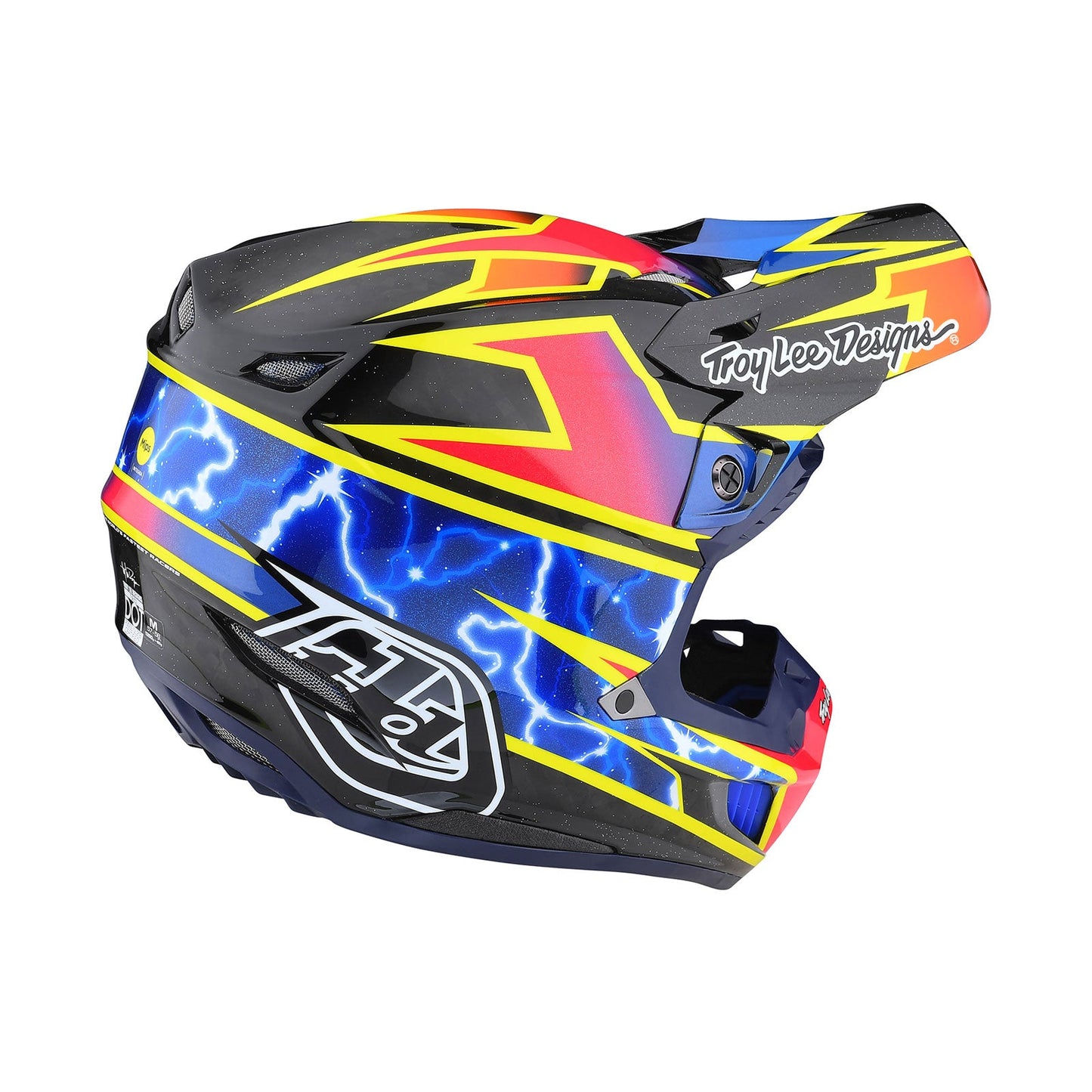 Troy Lee Designs SE5 Carbon Helmet Lightning LG