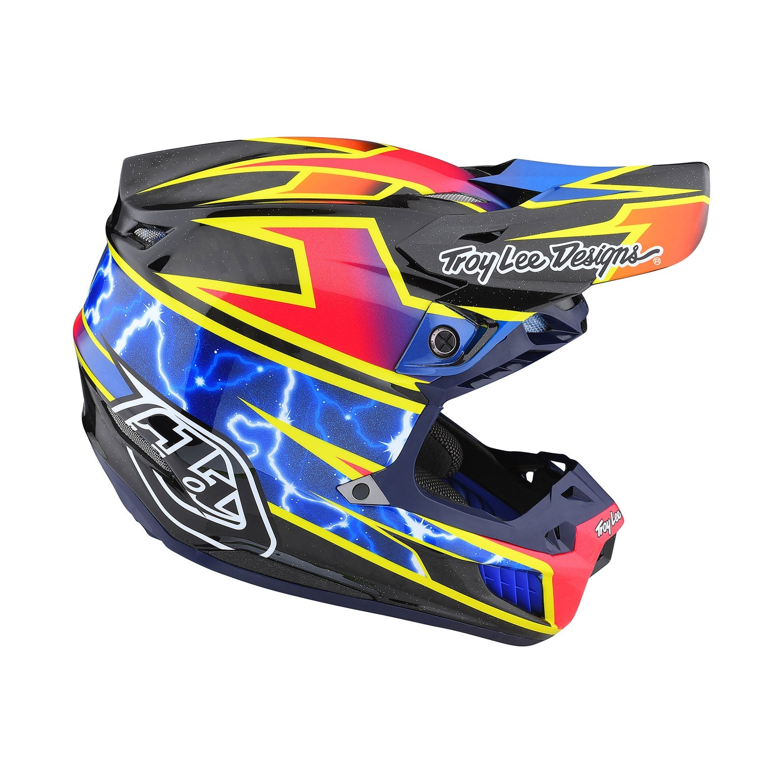 Troy Lee Designs SE5 Carbon Helmet Lightning LG