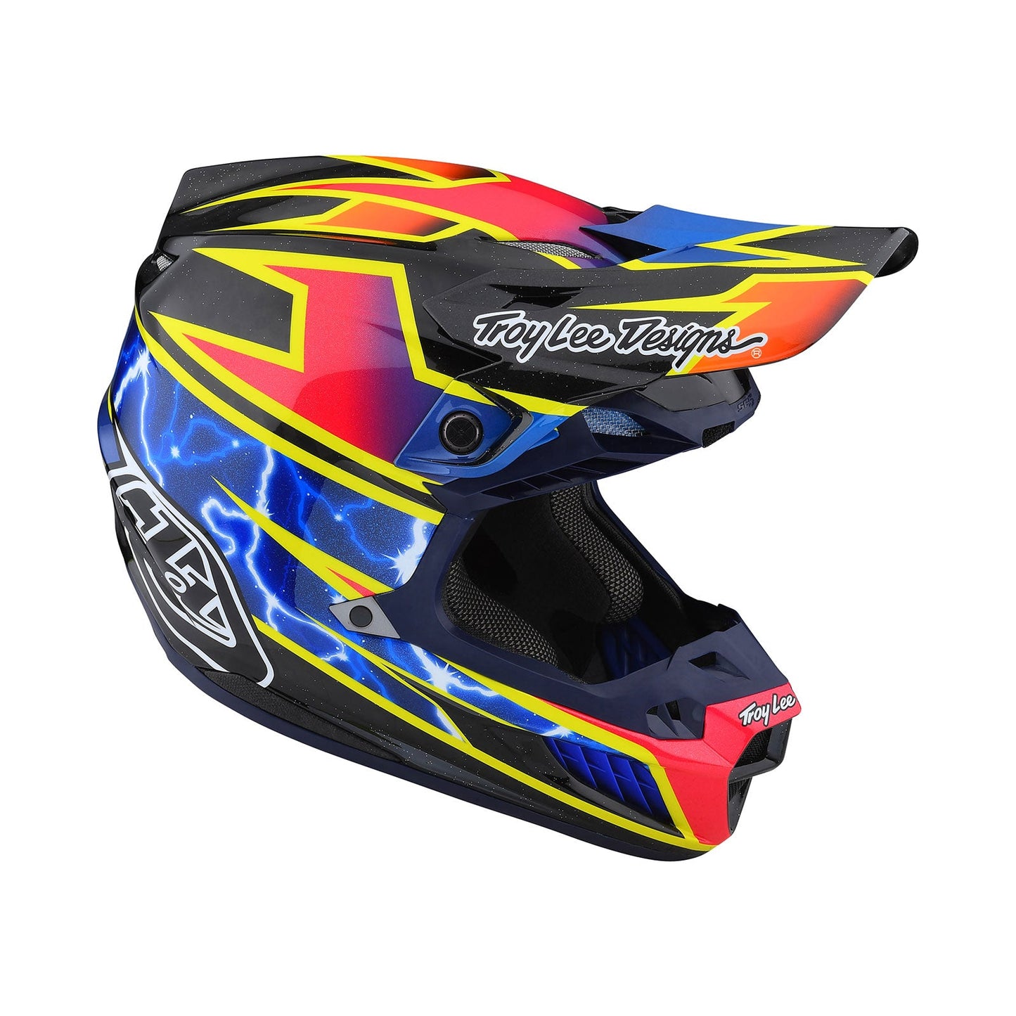 Troy Lee Designs SE5 Carbon Helmet Lightning LG