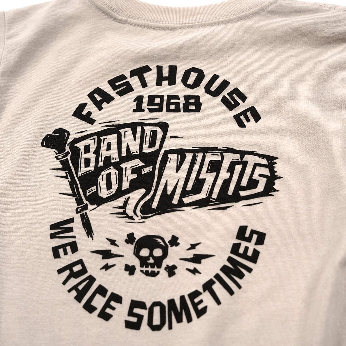 Fasthouse Toddler Maruader Tee, Heather Dust 2T