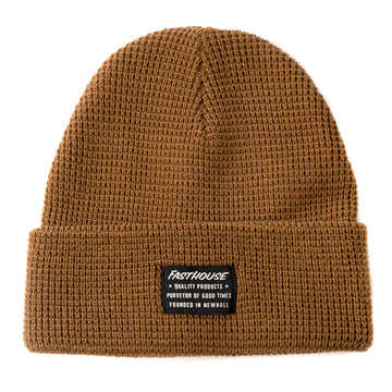 Waffle Beanie - Camel