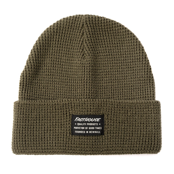 Fasthouyse Waffle Beanie, Olive - OS