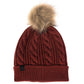 Fasthouse Women's Daylight Pom Beanie Maroon - OS