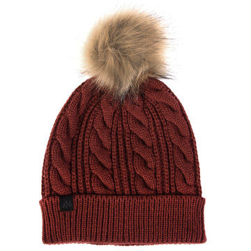 Fasthouse Women's Daylight Pom Beanie Maroon - OS