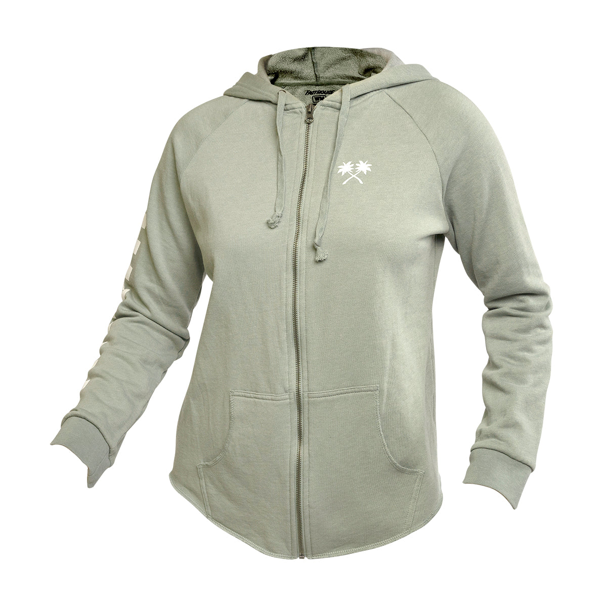 Haven Women's Hooded Zip-Up - Sage