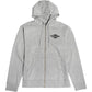 Fasthouse Love Of It Hooded Zip-Up Fleece Heather Gray - Medium