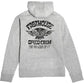 Fasthouse Love Of It Hooded Zip-Up Fleece Heather Gray - Medium