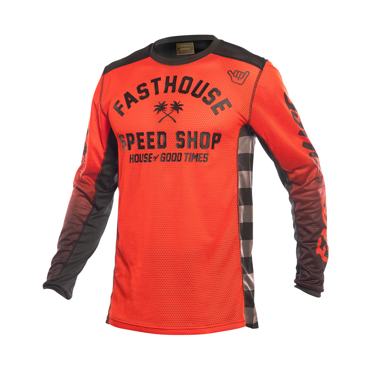 Fasthouse Youth Grindhouse A/C Asher Jersey Infared/Black YS