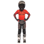 Fasthouse Youth Grindhouse Pant Gray/Red Size Y28