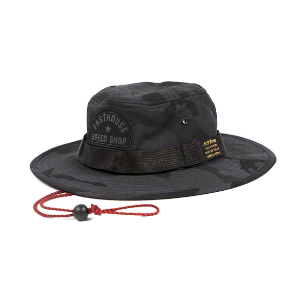Fasthouse Youth Bravo Boonie Hat Grey Camo-OS