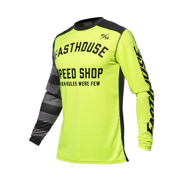 Fasthouse Youth Carbon Eternal Jesery Hi-Viz/Black