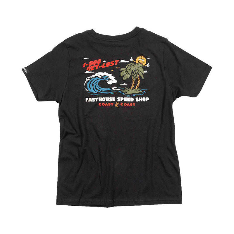 Fasthouse Youth Coast 2 Coast Tee SS Black M