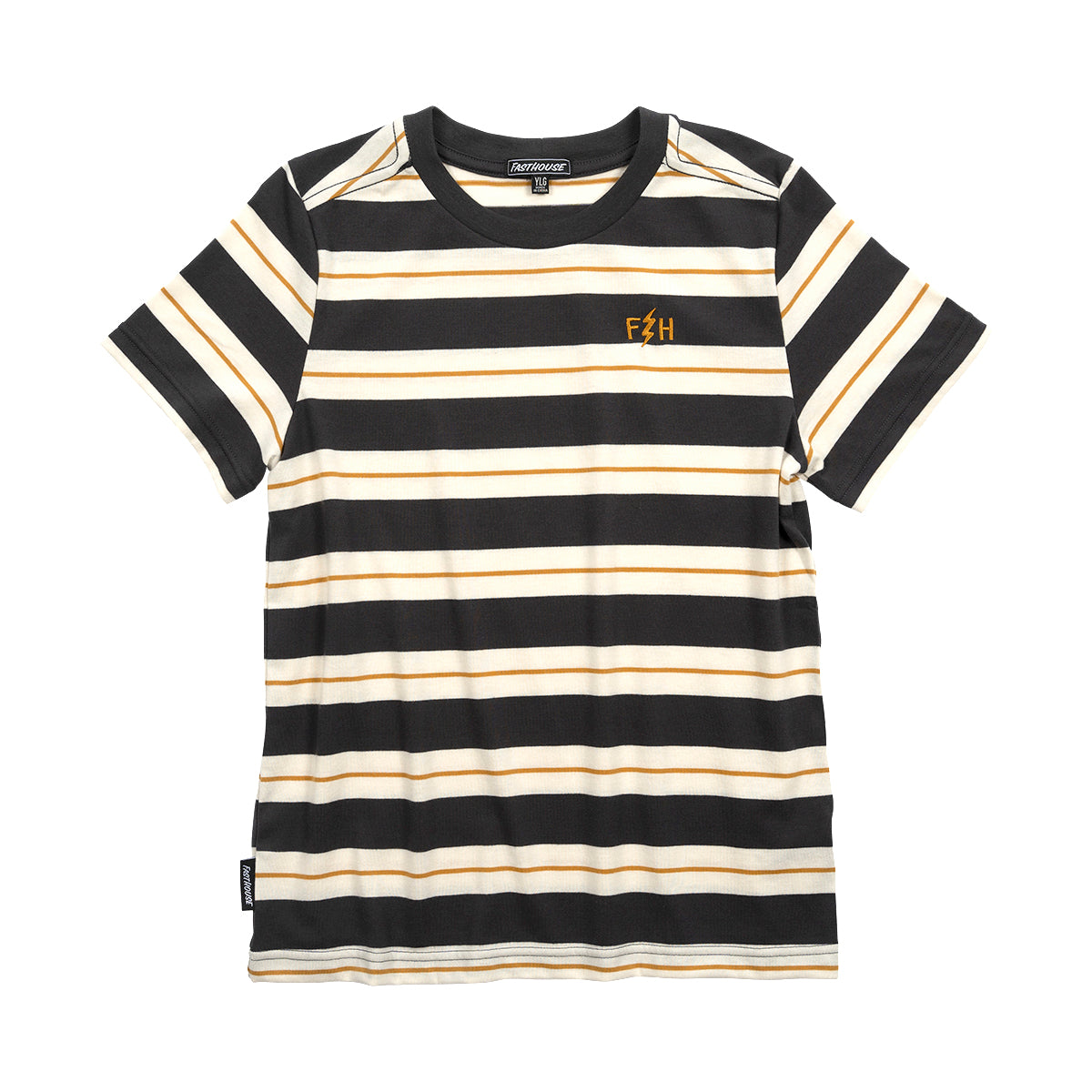 Defector Stripe Youth Tee - Natural/Black