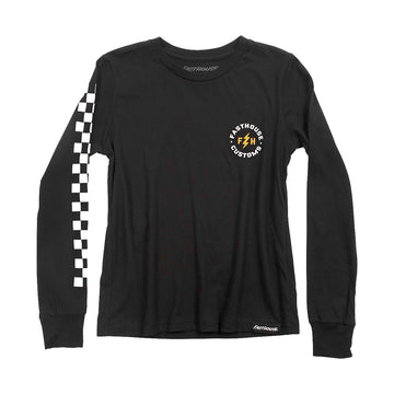 Easy Rider Long Sleeve Youth Tee - Black