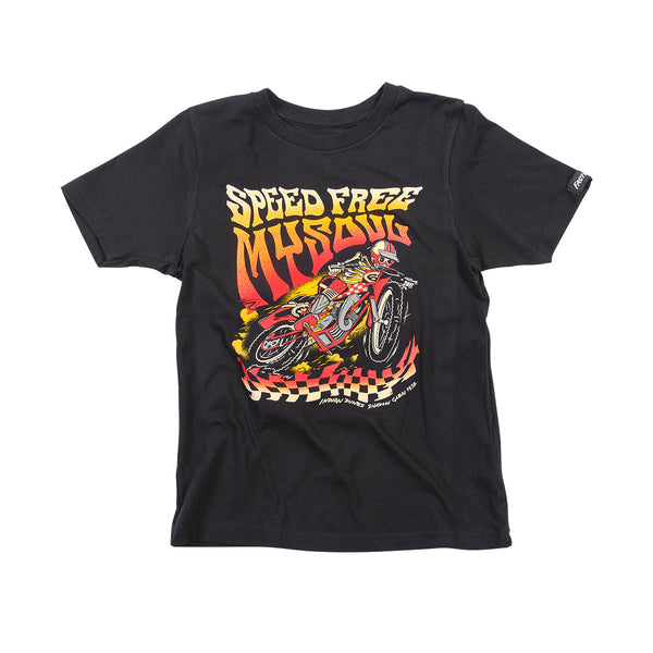 Fasthouse Youth Elude Tee Black - Y Large